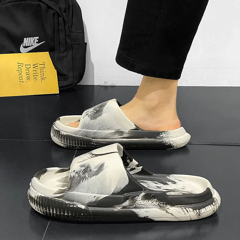 HACKBUTEER Slide Slippers Men's-4