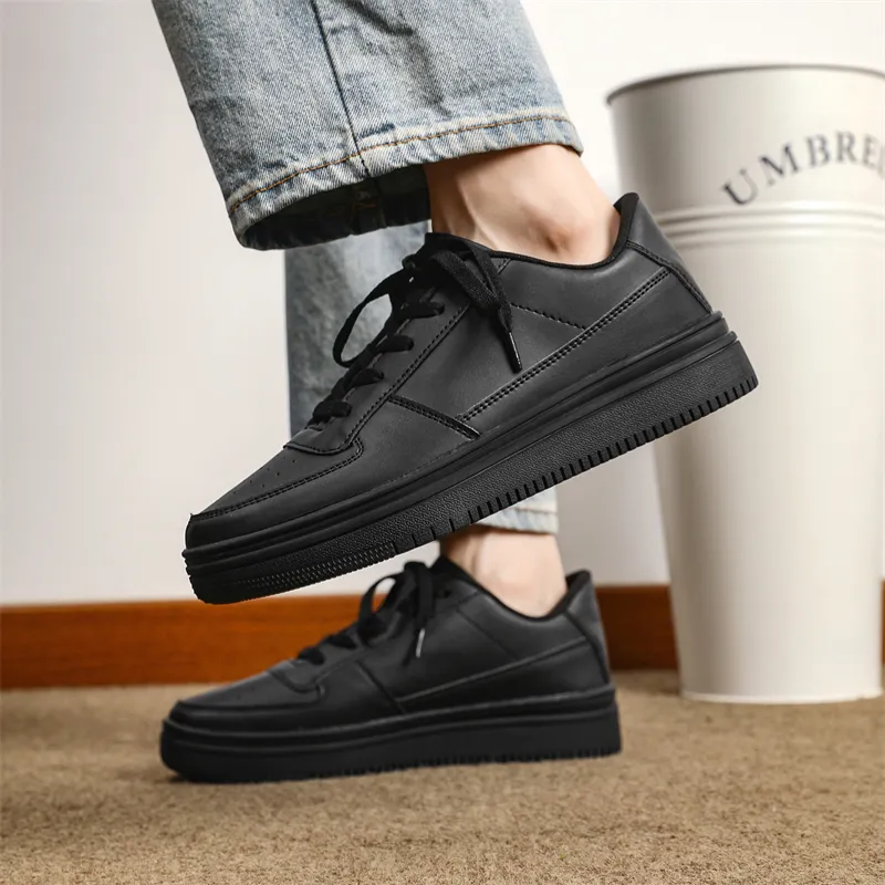 HACKBUTEER Low Top Skateboard Shoes Men's Box Included-9