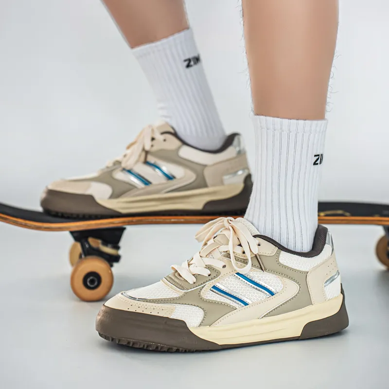 HACKBUTEER Low Top Skateboard Shoes Men's Box Included-9