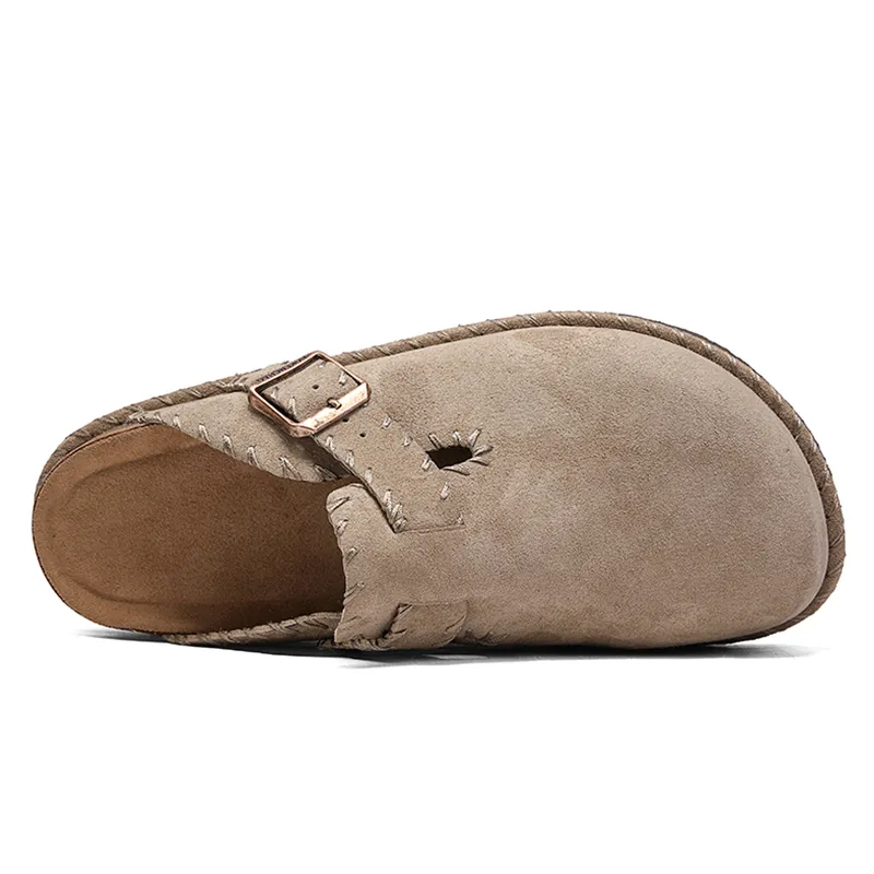 HACKBUTEER Closed Toe Slippers Unisex-9