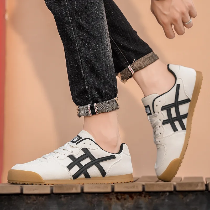 HACKBUTEER Low Top Casual Shoes Men's Box Included-4