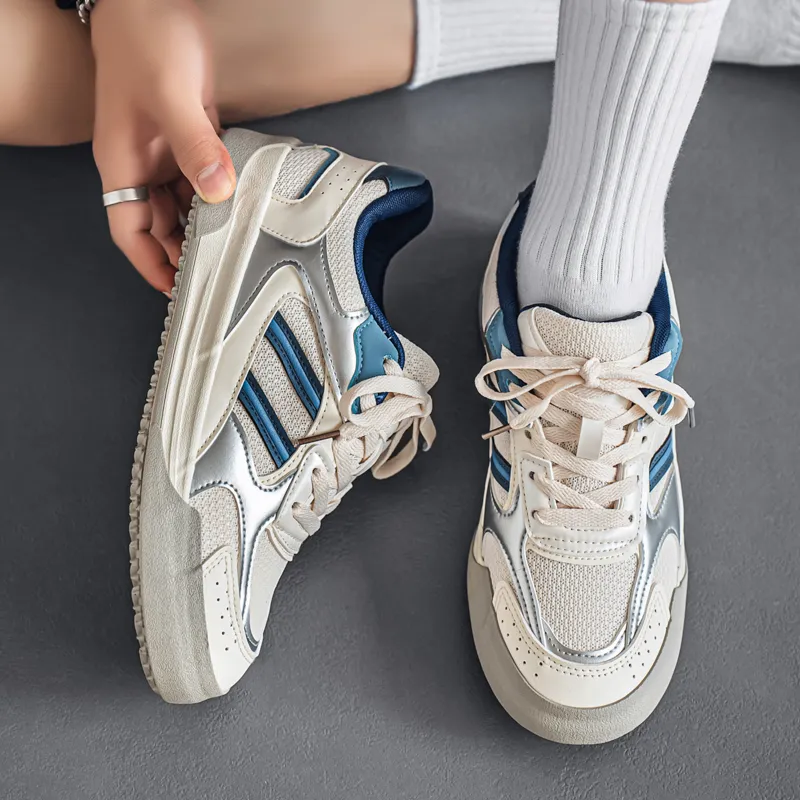 HACKBUTEER Low Top Skateboard Shoes Men's Box Included-3