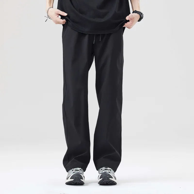 ALEXANDRO FRATELLI Casual Pants Spring Fall Men's Black-2