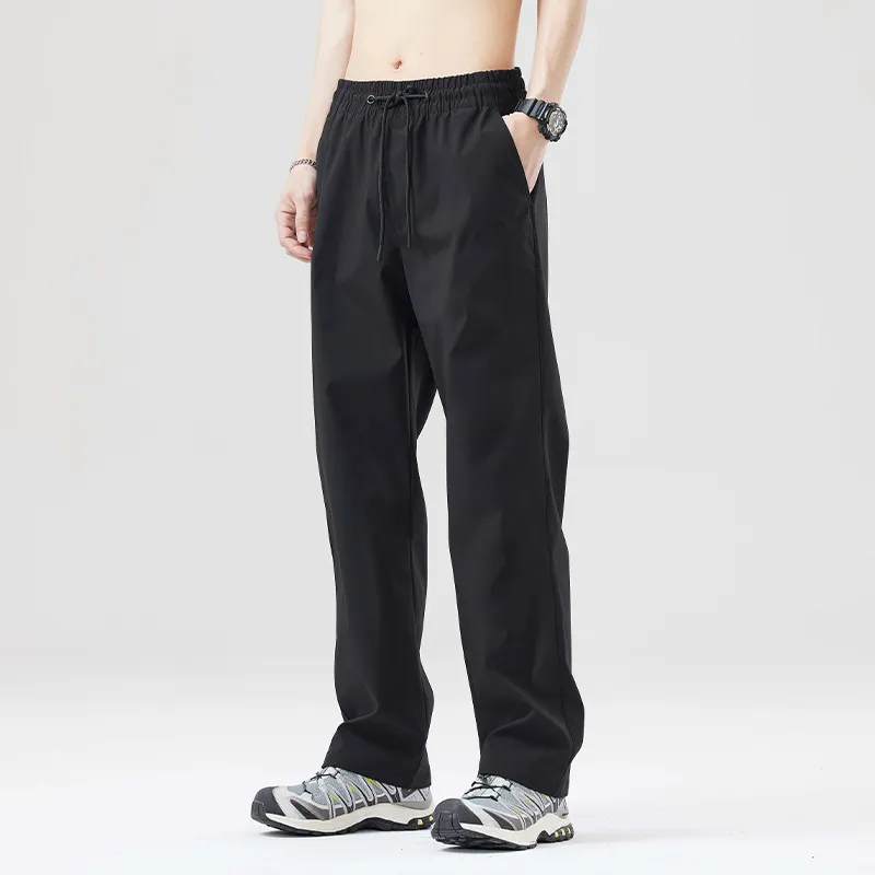 ALEXANDRO FRATELLI Casual Pants Spring Fall Men's Black-3