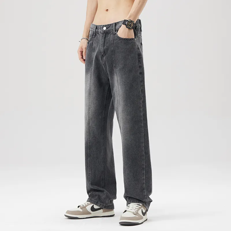 ALEXANDRO FRATELLI Jeans Men's Black Gray Color-2