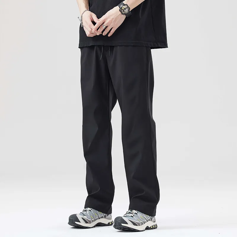 ALEXANDRO FRATELLI Casual Pants Spring Fall Men's Black-5