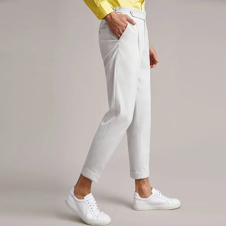 G· Mons Casual Pants Men Ecru-5