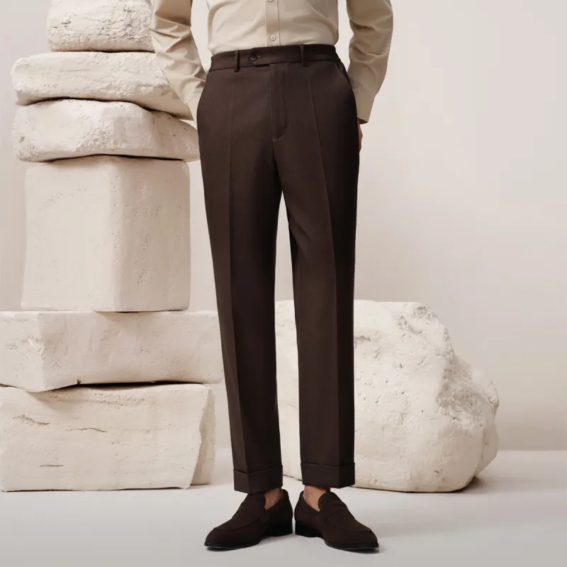 G·Mons Suit Trouser Men's Tobacco Brown-2