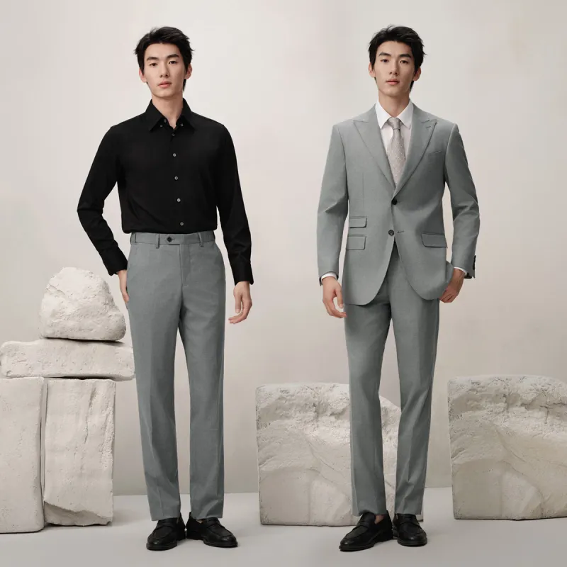 G·Mons Suit Trouser Men's Dove Gray-3