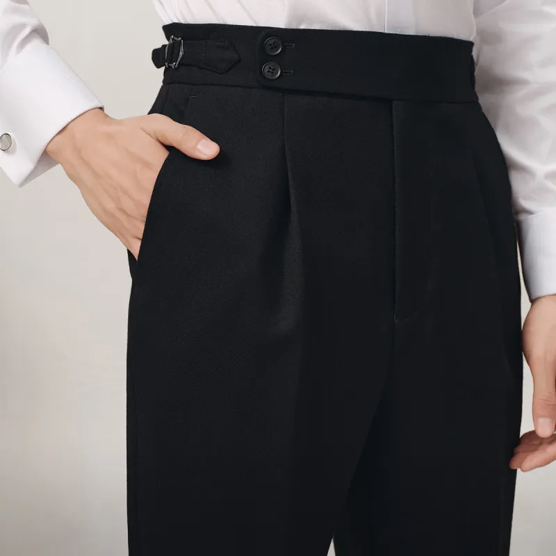 G·Mons Suit Trouser Men's Crystal Stone Black-4