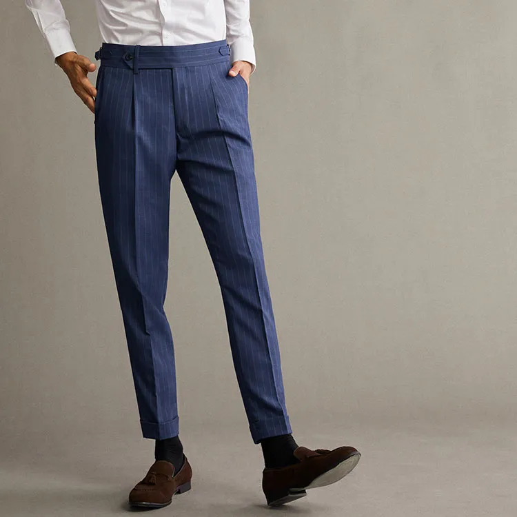 G· Mons Suit Trousers Men Blue-2
