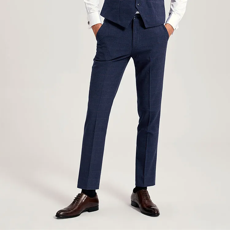 G· Mons Casual Pants Men Blue-2