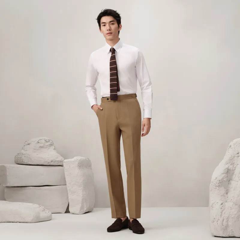 G·Mons Suit Trouser Men's Caramel Brown-4