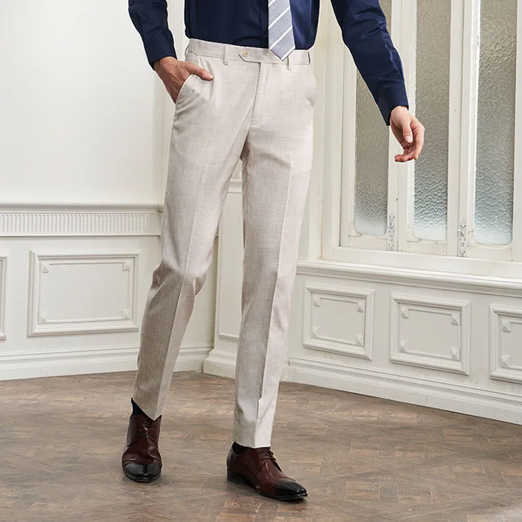 G· Mons Casual Pants Men Light Yellow-4
