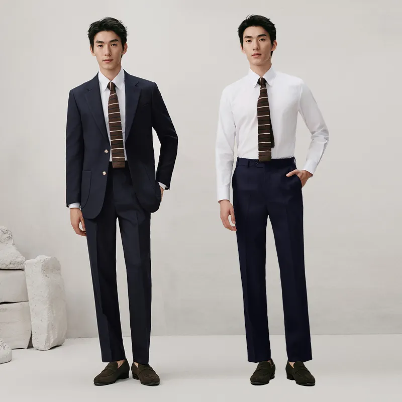 G·Mons Suit Trouser Men's Royal Marine Blue-3