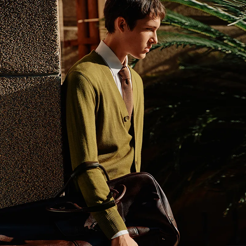 G·Mons Knitwear Men's Olive Green-3