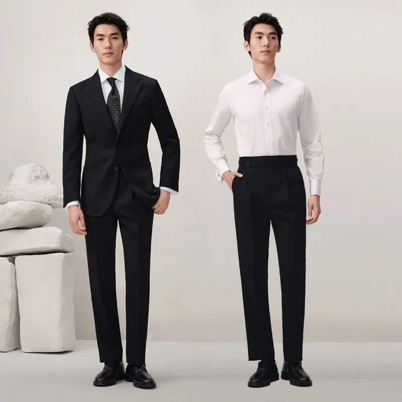 G·Mons Suit Trouser Men's Crystal Stone Black-3