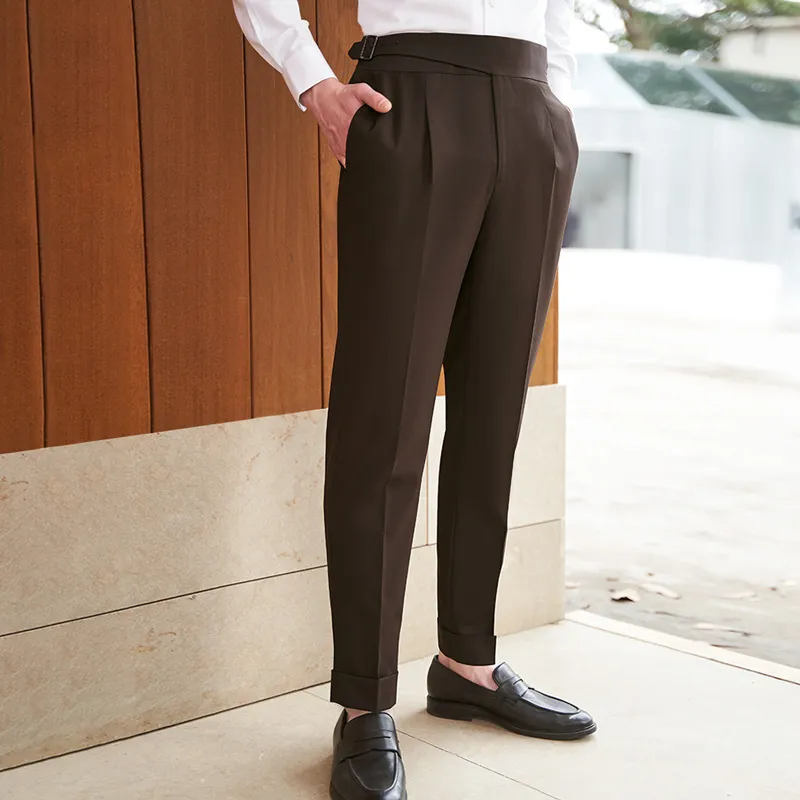 G·Mons Suit Trouser Men's Coffee-2