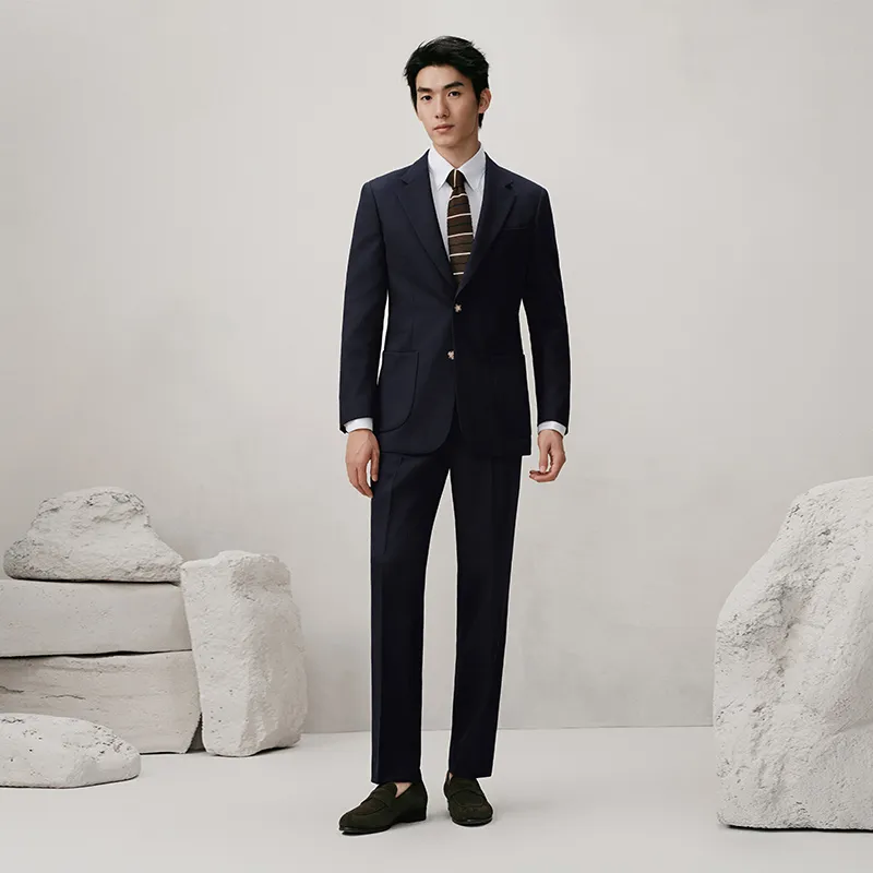 G·Mons Suit Trouser Men's Royal Marine Blue-4