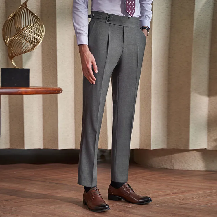 G· Mons Suit Trousers Men Gray-3