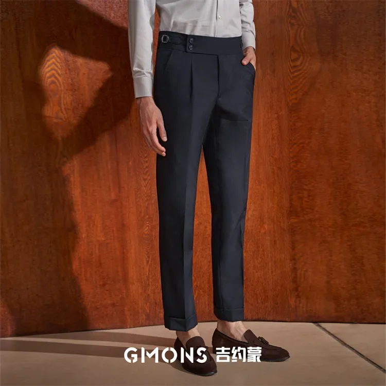 G·Mons Suit Trouser Men's Navy Blue-2