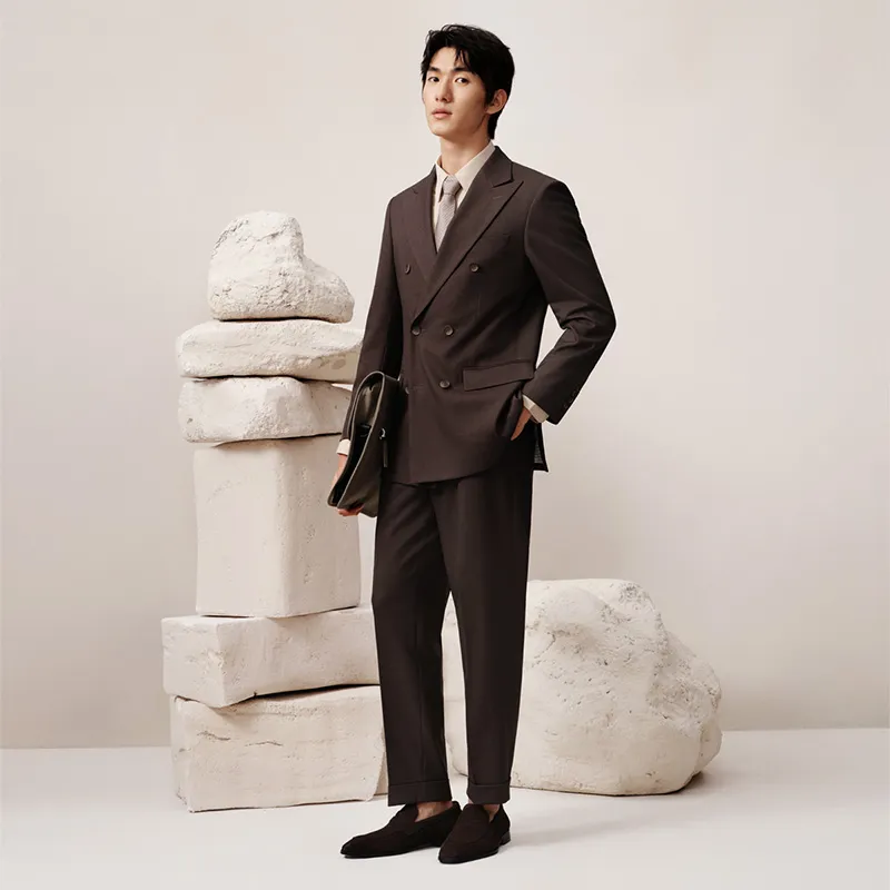 G·Mons Suit Trouser Men's Tobacco Brown-4