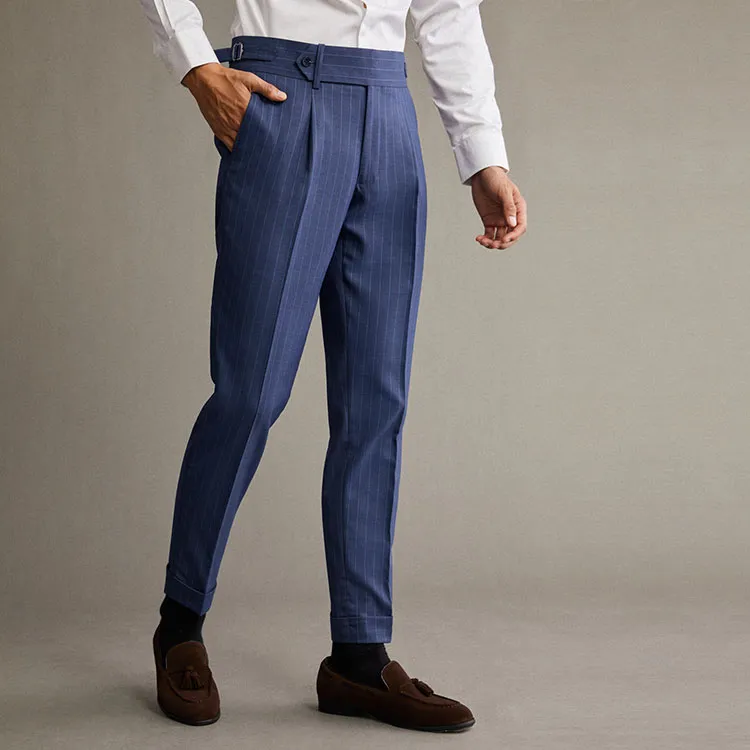 G· Mons Suit Trousers Men Blue-3