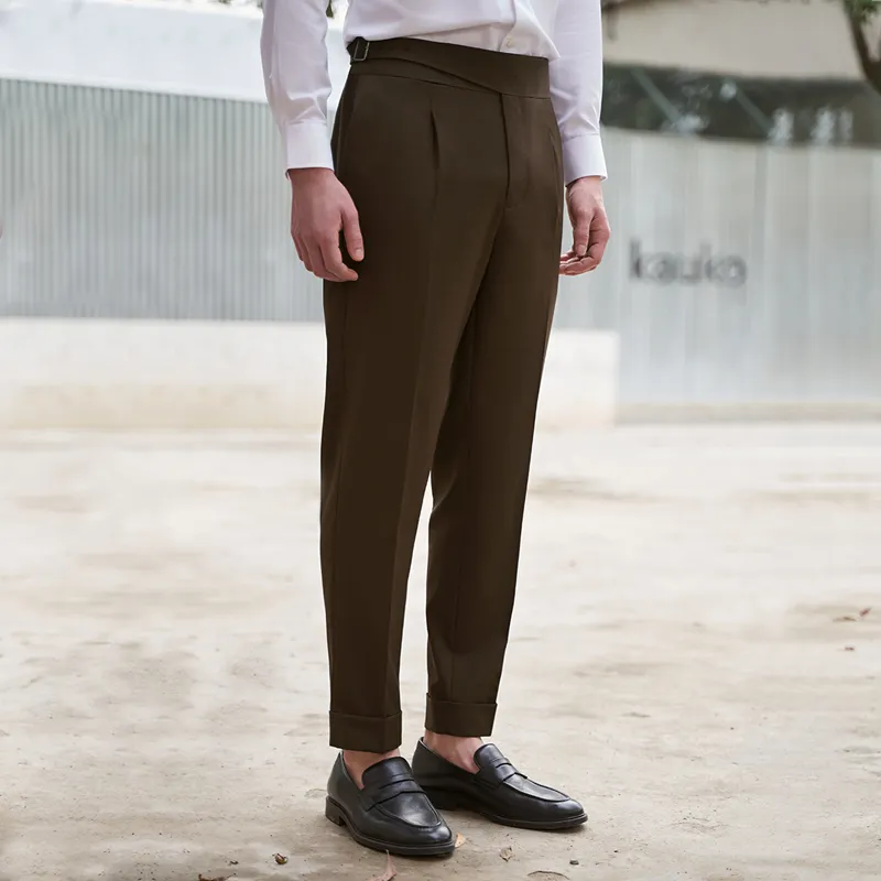 G·Mons Suit Trouser Men's Coffee-3