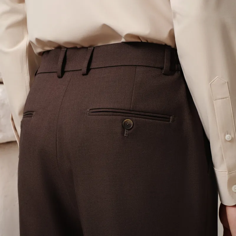 G·Mons Suit Trouser Men's Tobacco Brown-5