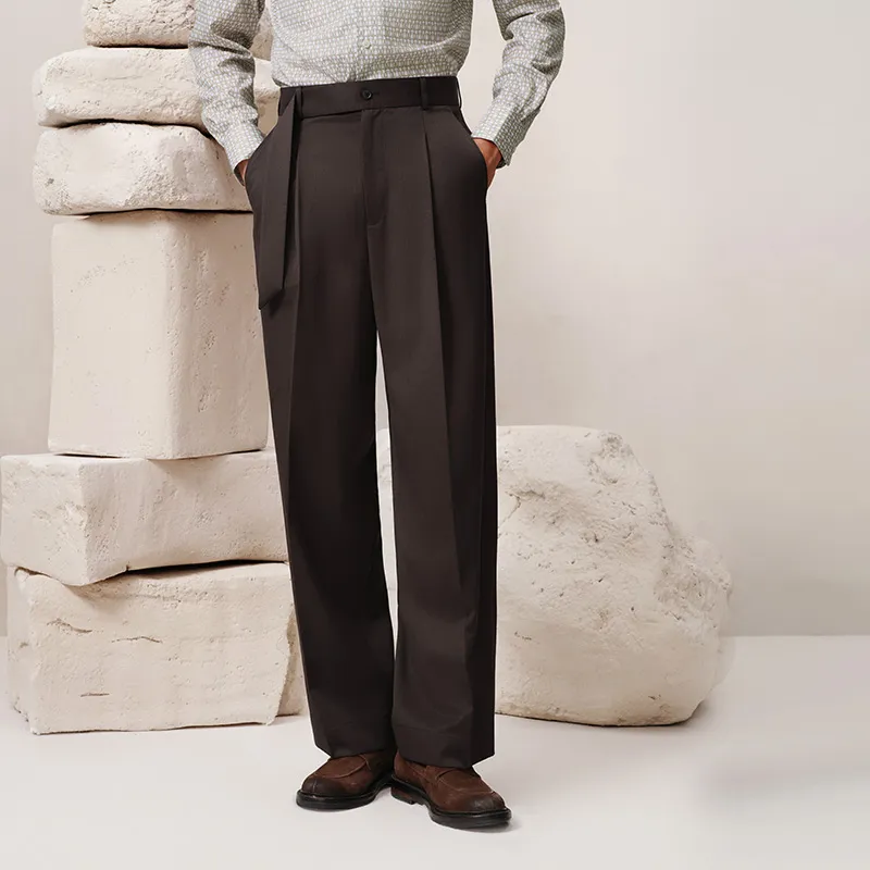 G·Mons Casual Pants Men's Chocolate Gold-5