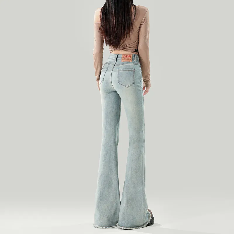 Wen Shan Jeans Women's Light Blue-4