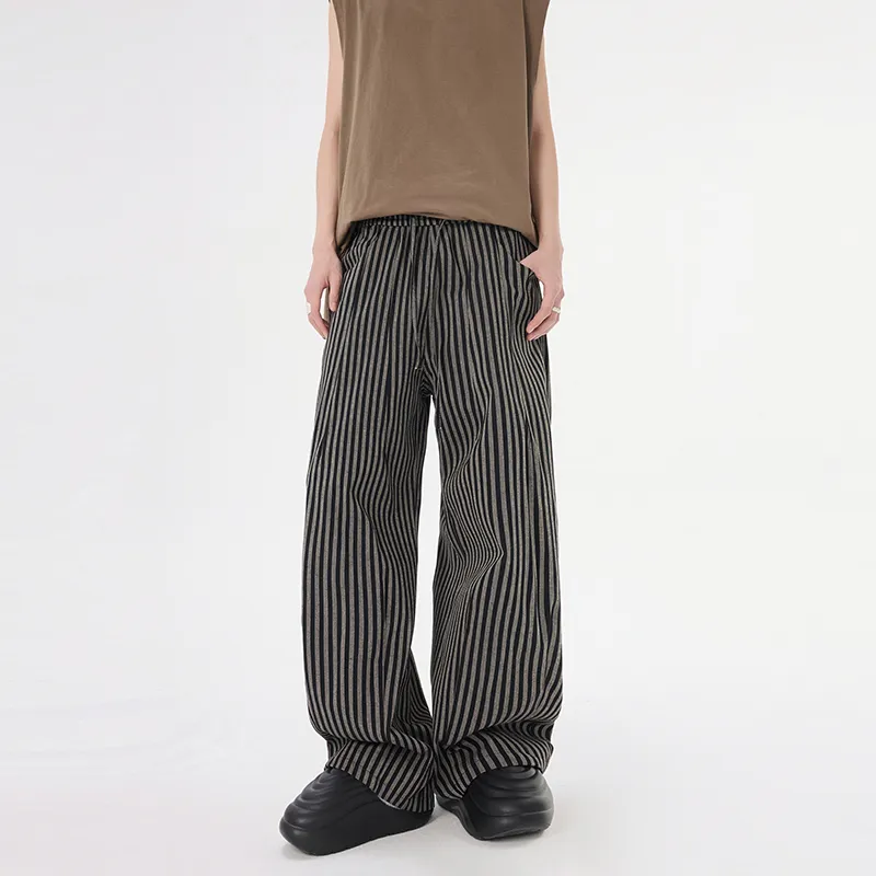 Wen Shan Casual Pants Unisex Black-5