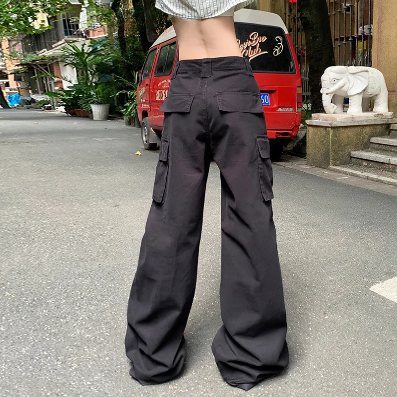 Wen Shan Casual Pants Women's Black-5