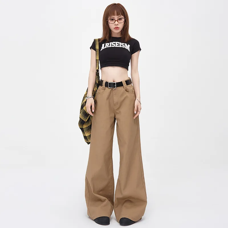Vine Color Jeans Women's Latte Brown-12