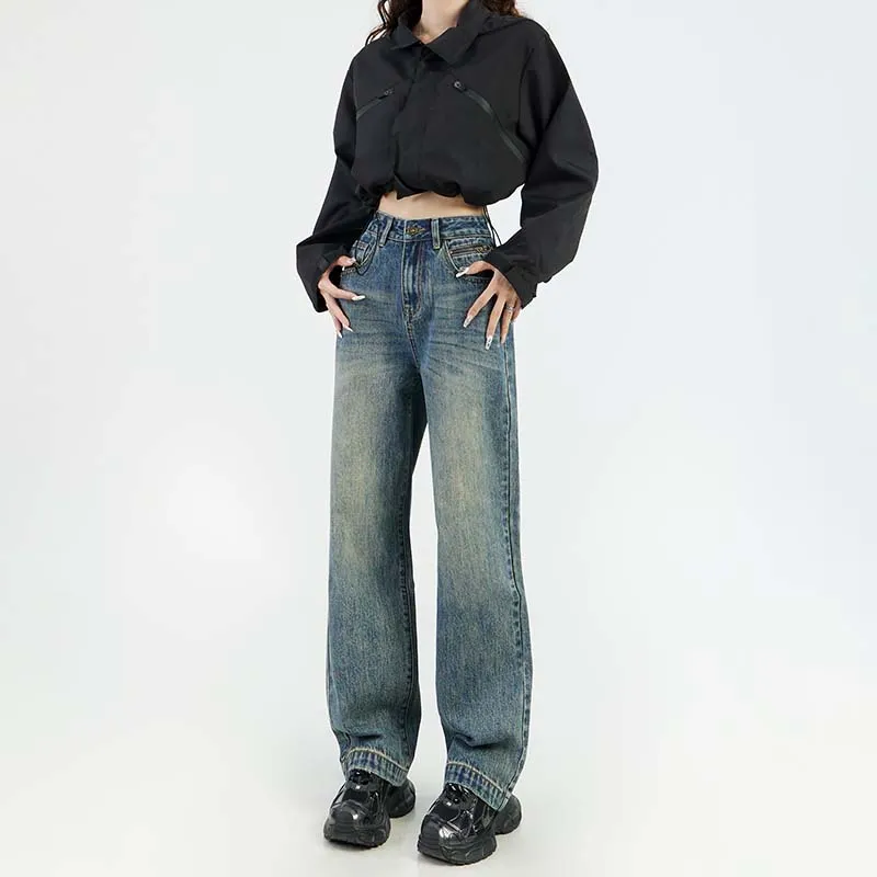 Wen Shan Jeans Women's Vintage Blue-4