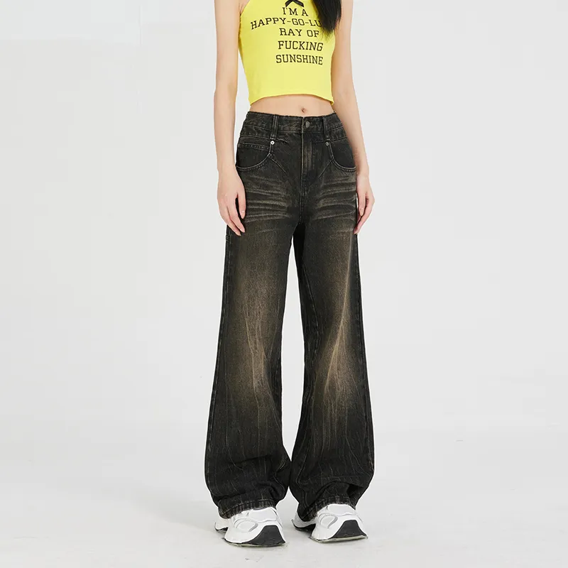 Wen Shan Jeans Women's Tie Dye Color-2