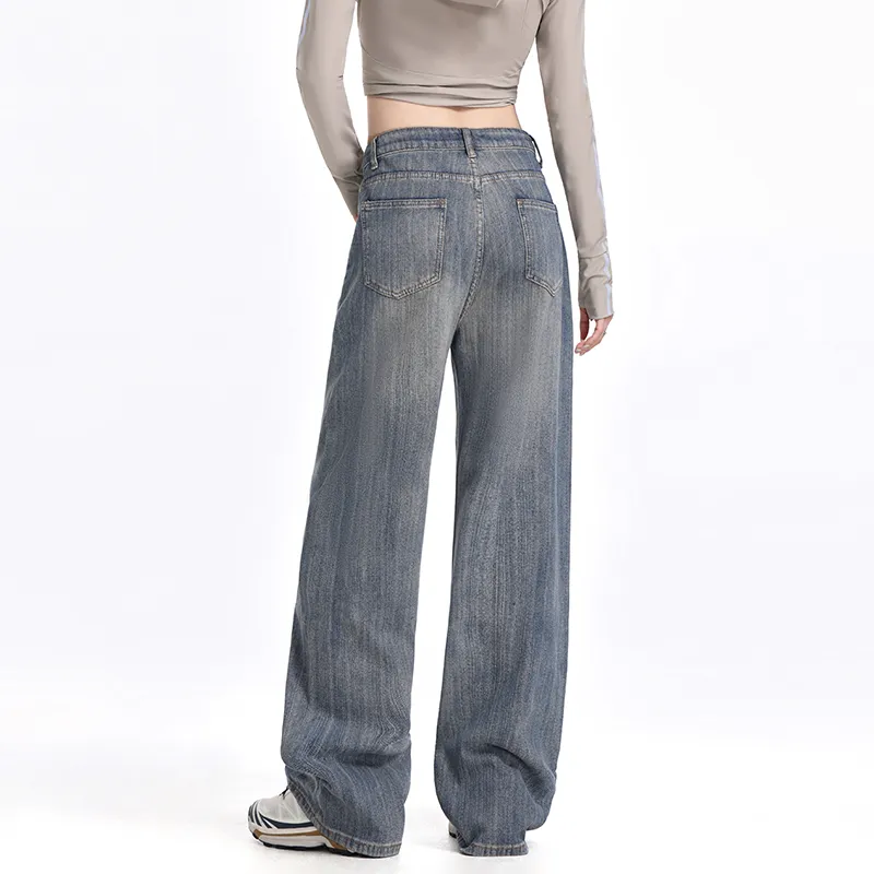 Wen Shan Jeans Women's Vintage Blue-2
