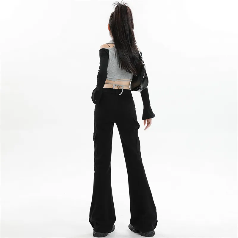 Wen Shan Jeans Women's Black-2