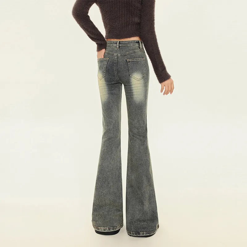 Wen Shan Jeans Women's Nostalgic Blue-7