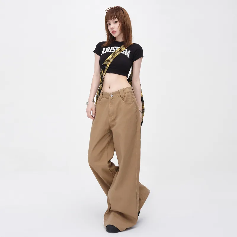 Vine Color Jeans Women's Latte Brown-36