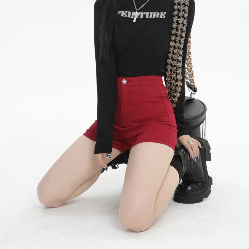 Wen Shan Denim Shorts Women's-13