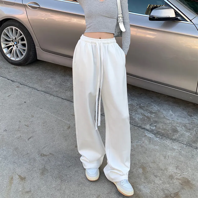 Wen Shan Casual Pants Women's White-10