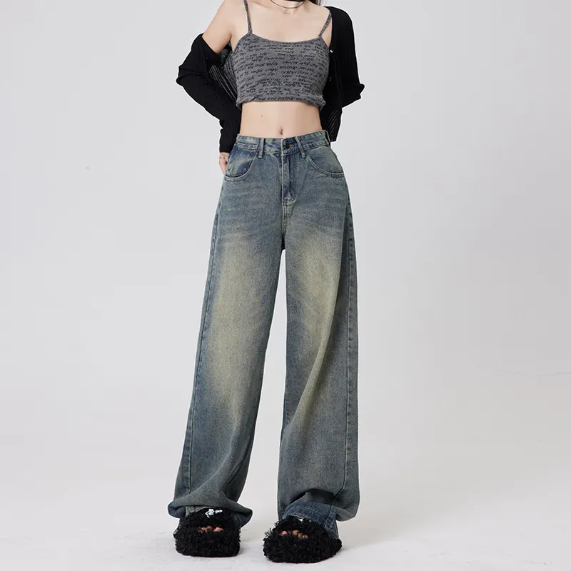Wen Shan Jeans Women's Vintage Blue-3