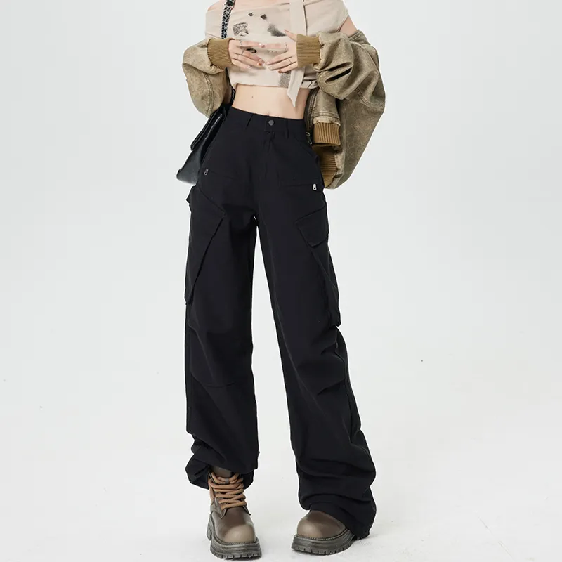 Wen Shan Casual Pants Women's Black-9