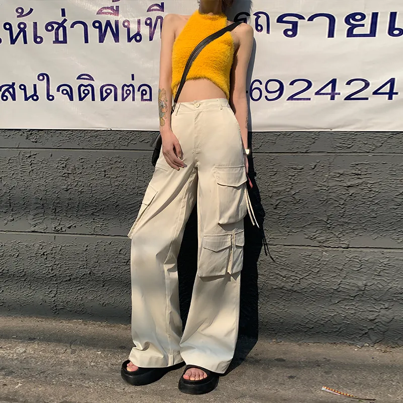 Wen Shan Casual Pants Women's Apricot-4