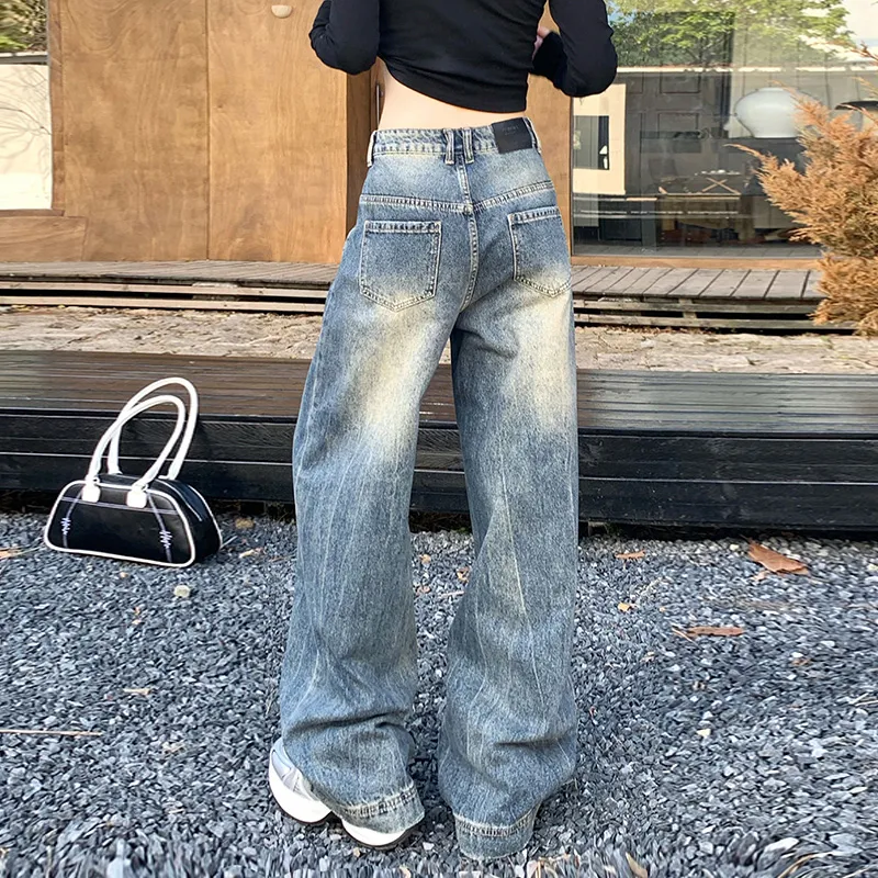 Wen Shan Jeans Women's Vintage Blue-3