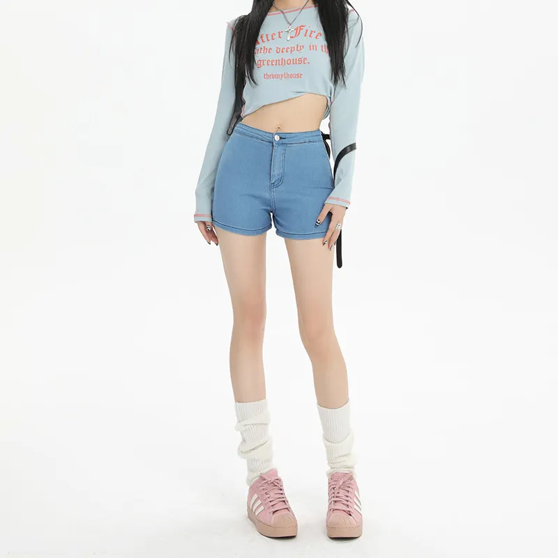 Wen Shan Denim Shorts Women's-23