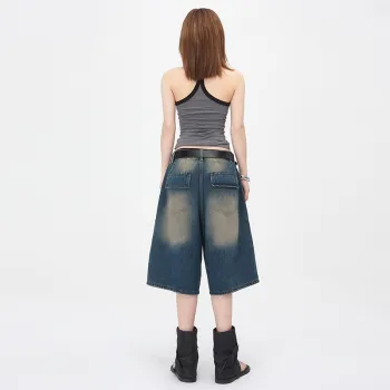 Wen Shan Jeans Women's Vintage Blue