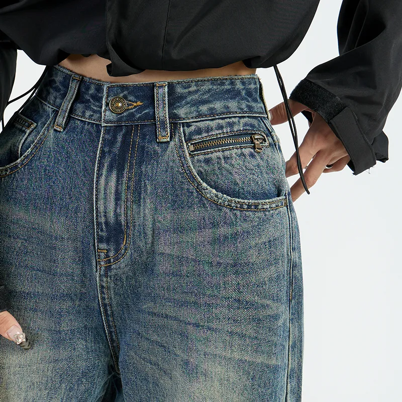Wen Shan Jeans Women's Vintage Blue-6