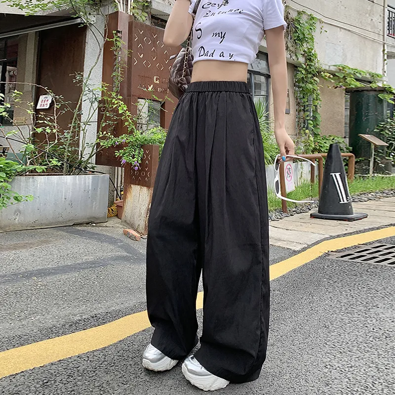 Wen Shan Casual Pants Women's Black-3